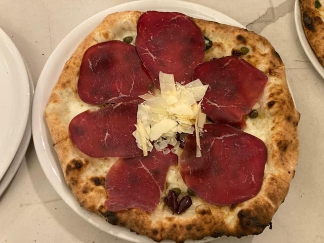 Bresaola Pizza.