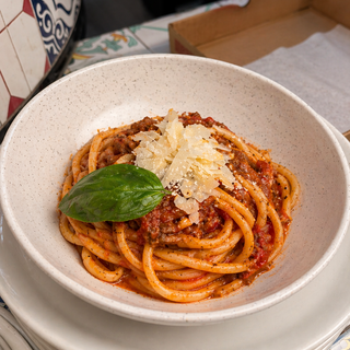 Bucatini al ragù Bolognese